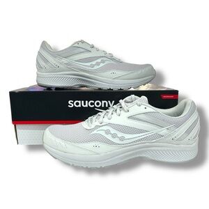 Saucony Mens Cohesion 15 Plush Sneaker size 11.5 white new with box